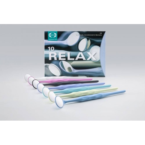 Oglinda cu maner Relax, FS Rhodiu, nr. 4 - set 10 buc